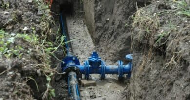 Испирање водоводне мреже у Војки